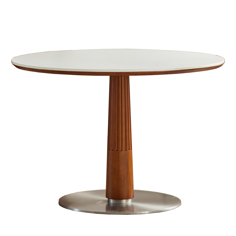 Table de salle à manger Scandinavian Boxwood, H 29,5 po x L 37,4 po x l 37,4 po