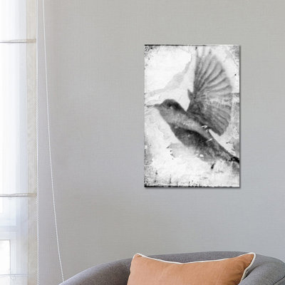 B&W Flight II by Ingrid Blixt - Wrapped Canvas Print