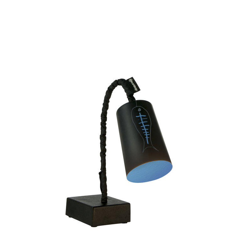 Adjustable Metal Desk Lamp, Blue