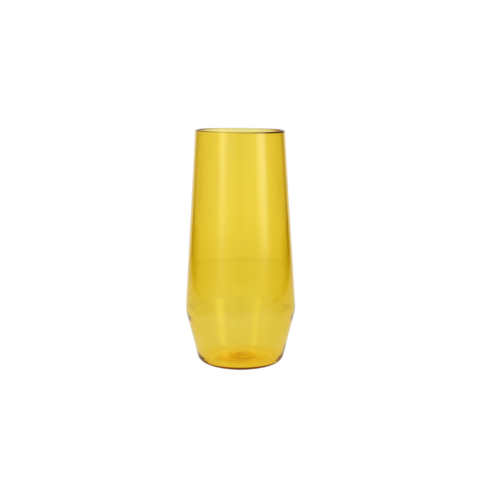 Sole Stemless Wine Glass, 18 oz., Yellow Sun