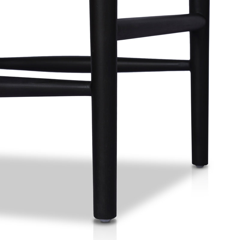 Tabouret de bar 30 po Ronaldo, 26", Noir, noir, noir, noir, Noir, noir, noir, noir