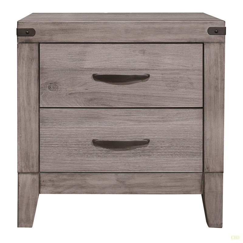 Table de chevet en mélamine stratifié 1Pc