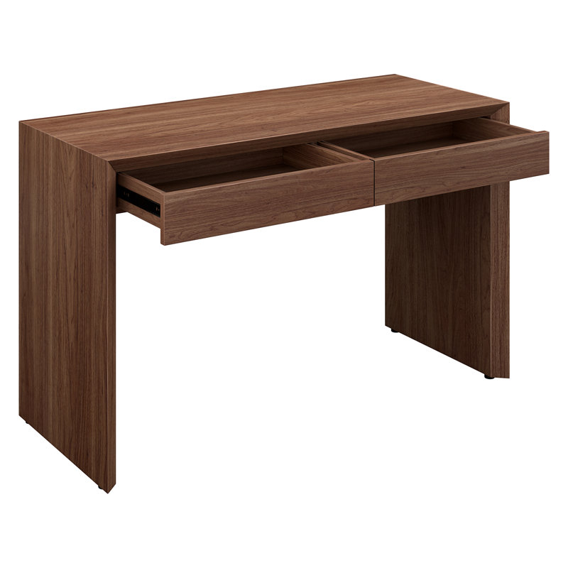 Bureau rectangulaire Harlan de 48 po de large Harrain, Grain noir