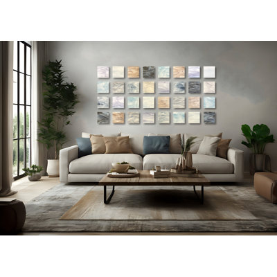 Luxe Glass Wall Sculpture
