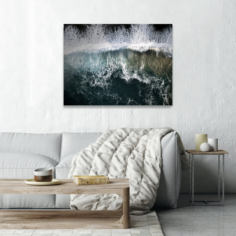 Wave Break 1 Print by Michael Schauer, 30" H x 40" W x 2" D