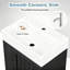 Meuble-lavabo de 20 po avec plateau en céramique Lioravelle-206946627-206946629