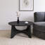 Table basse noire en bois-563889171