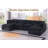 6 - Piece 140" U Shape Sectional Sofa Cloud Couch With Removable Ottomans-1141473176