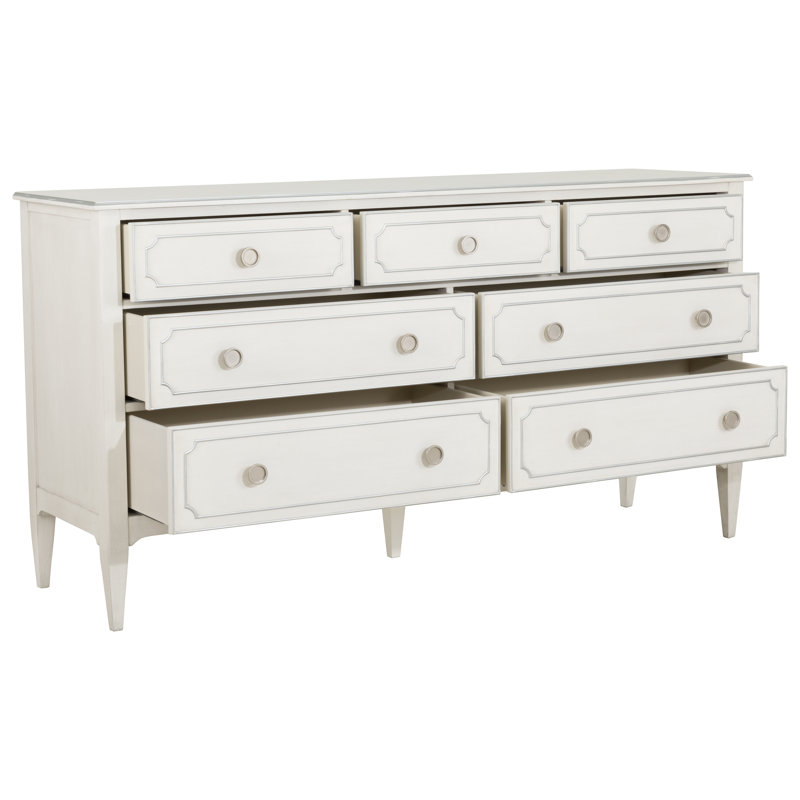 Commode Camille, Lin / étain antique