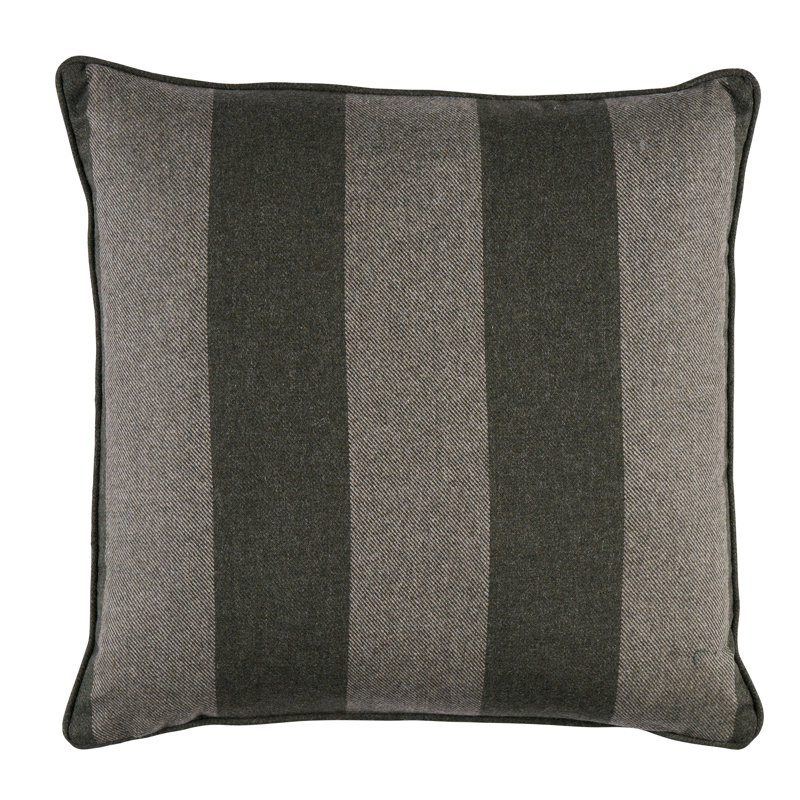 Hemlock Stripe Pillow, Green, 22"H x 22"W