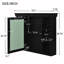 Wall mounted bathroom storage cabinet with mirror door-1607458233