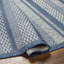Tapis intérieur / extérieur bleu en polypropylène tissé à la machine Bangaly-939939720