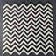 Carreau de mosaïque en marbre à chevrons 12 po x 12 po