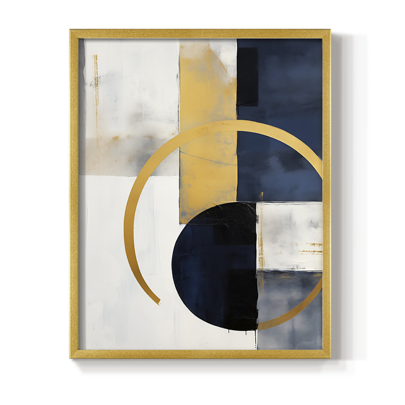 «ABSTRACT Series DL», H 30 po x l 24 po, Doré