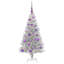 Christmas Tree with LEDs with Stand Silver PET-296323283