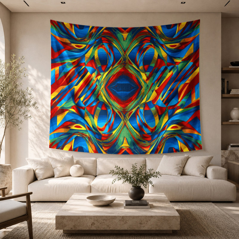 Tapisserie murale Op Art 44, 26 po x 36 po
