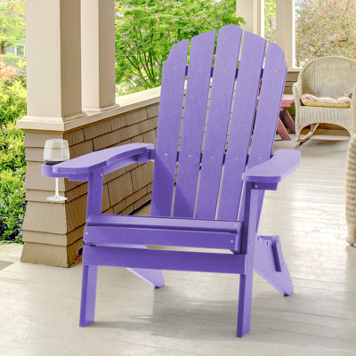 Thornfeldt HIPS Weather-Resistant Folding Adirondack Chair