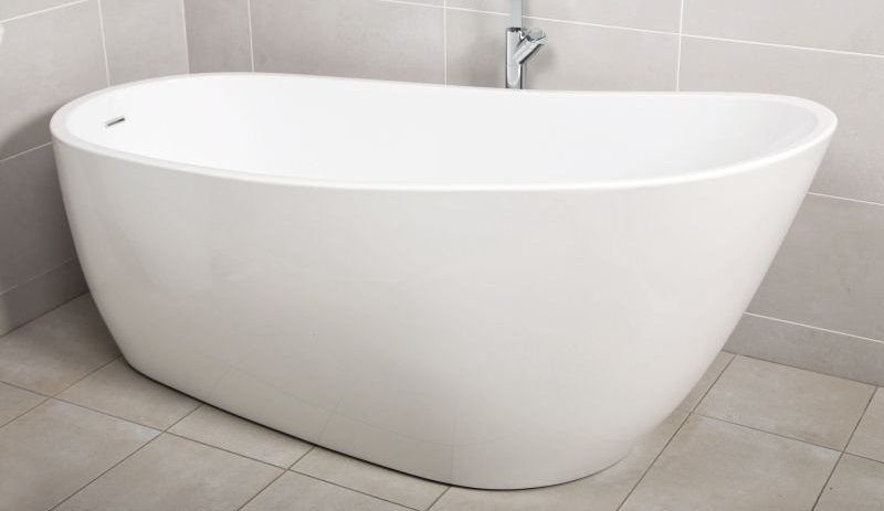 1730mm x 780mm Freestanding Soaking Acrylic Bathtub