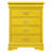 Phillipe 4 Drawer Chest , Yellow-1466389811