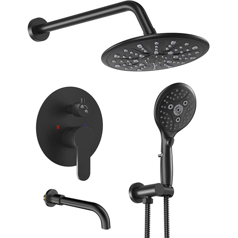 9inch Shower Faucet Set With Tub Spout