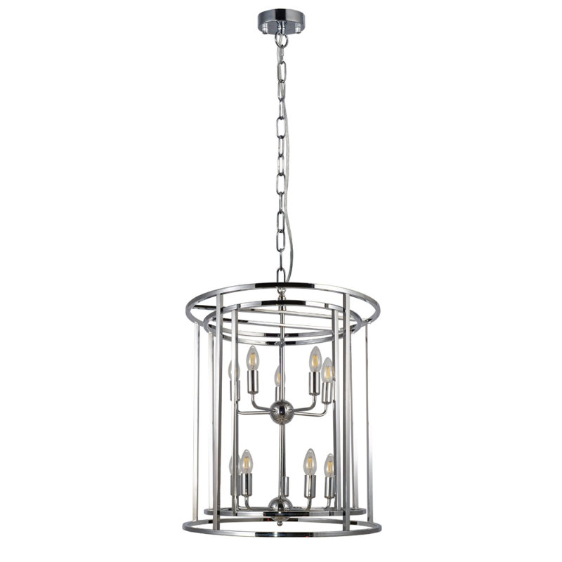 Afifa 10 - Light Single Pendant, Silver