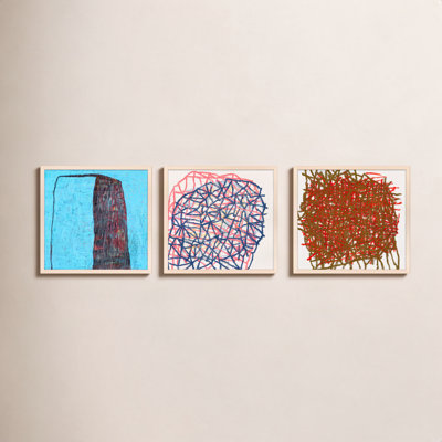 Drewes "Tangle" 3-Piece Print Set