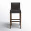 Tabouret de bar et de comptoir en cuir Niara-242605560-242589025
