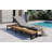 Patio Loungers With 5-Position Adjustable Backrest, Cushions & Wood Side Table-1831701633