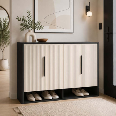 Armoire à chaussures avec 4 portes