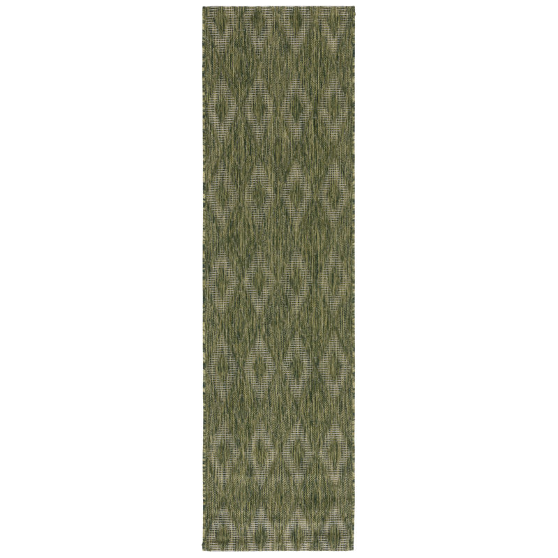Anyree Performance Geometric Indoor/Outdoor Area Rug, Runner 2'3" x 8'