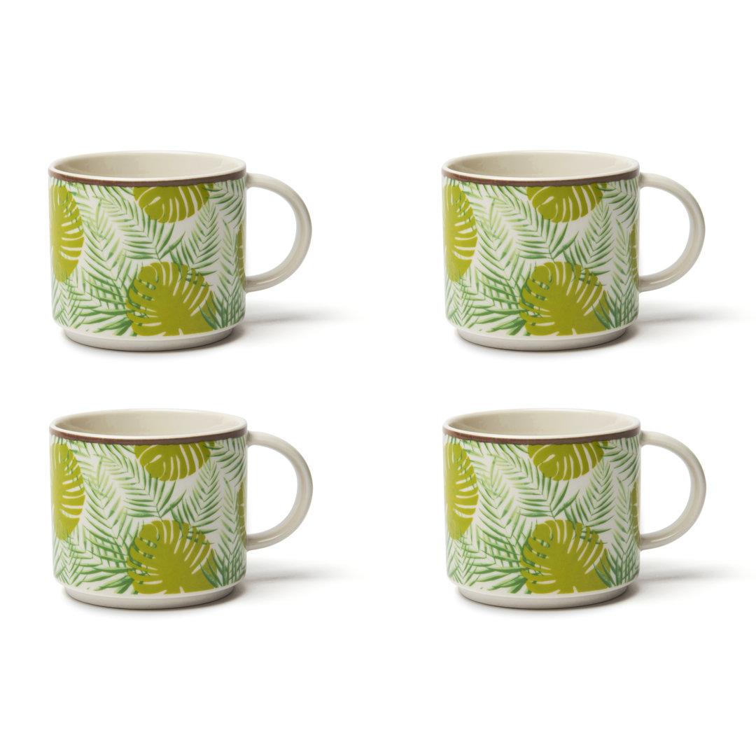 Kaffeebecher Foliage aus Bone China