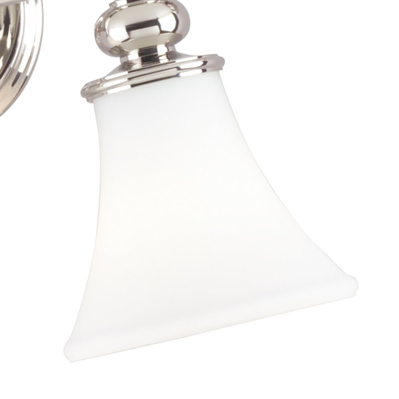 Weston 2 - Light Vanity Light, Polished Nickel