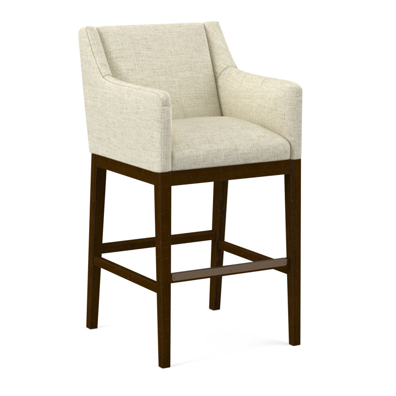 Upholstered Stool, 61471-61, Nutmeg