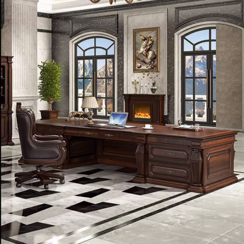 Bureau de direction rectangulaire 125,98 po, H 31,5 po x l 125,98 po x P 45,28 po