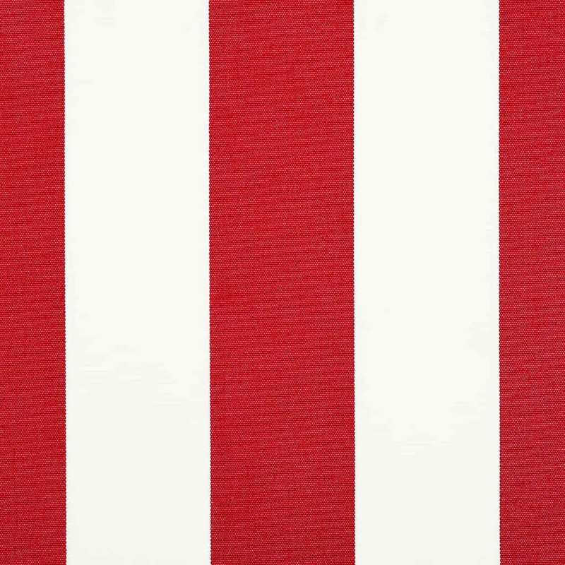 VidaXL Retractable Patio Awning, Red/White, 165cm H x 400cm W x 300cm D, Striped