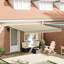Ebern Designs Polyester Cover Retractable Patio Awning-946425494-946425489