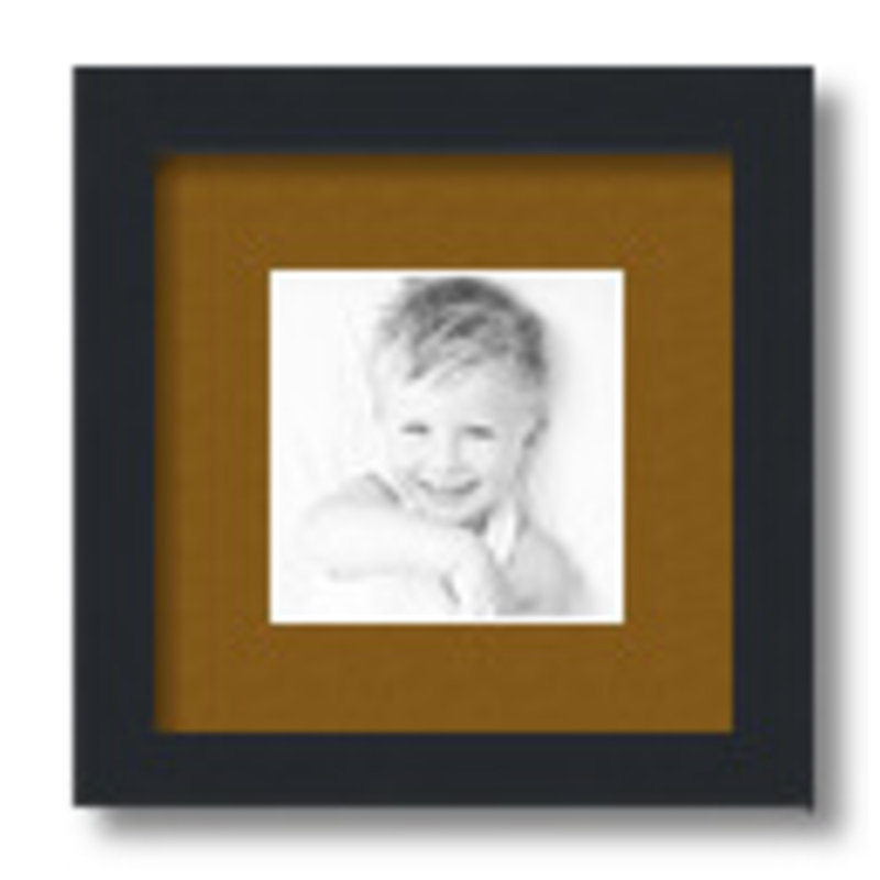 Cadre pour photo simple 5 "x 5" en bois mat, Coronado