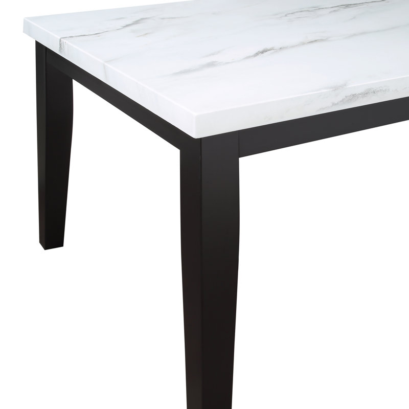 Ensemble de salle à manger Annakate, 5 pièces: table, 4 chaises