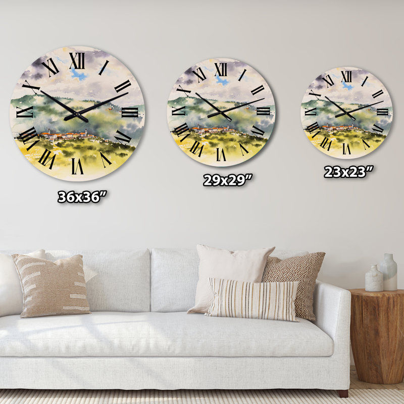 Horloge murale surdimensionnée, Grand