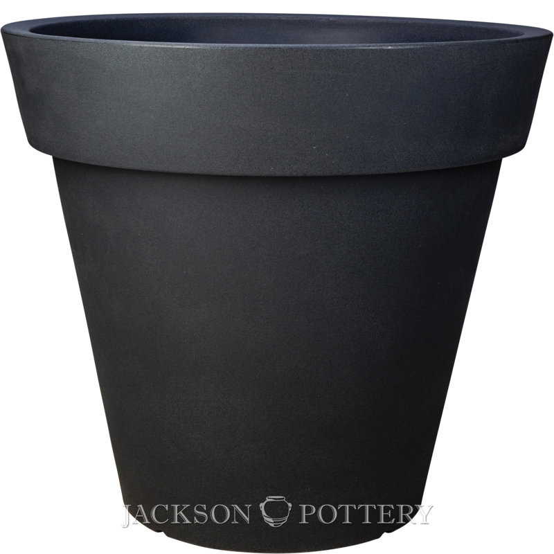 Pot à fleurs 31,5 po - Anthracite foncé, H 28,5 po x l 31,5 po x P 31,5 po, Gris