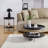 2-Piece Round Coffee Table Set