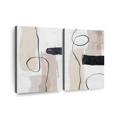 Muted Tones Triptych Multi Piece Canvas Print