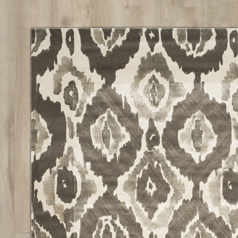 Tapis ikat de performance Jonesborough, Tapis de couloir 2 pi 4 po x 6 pi 7 po