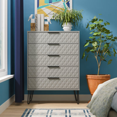 Talita 77cm W 5 - Drawer Chest of Drawers