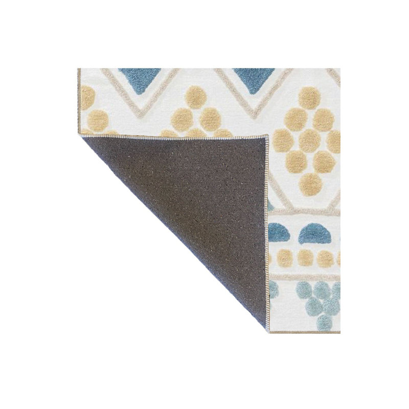 Tapis crème lavable à la machine, Tapis de couloir 3 pi 3 po x 9 pi 10 po