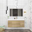 Ensemble de meuble-lavabo simple 48 po avec plateau en résine Temekia-566258174