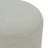 Willner Round Boucle Polyester Ottoman with Solid and Manufactured Wood Frame -1392896047