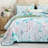 3-Piece Floral Quilt Set Soft Cozy Microfiber Lightweight All-Season Bedspread Coverlet-123215407-123215397