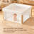 Foldable Baby Playpen Large Play Yard Fence for Toddlers Infants, Portable Folding ,59"x59" Beige-135587324