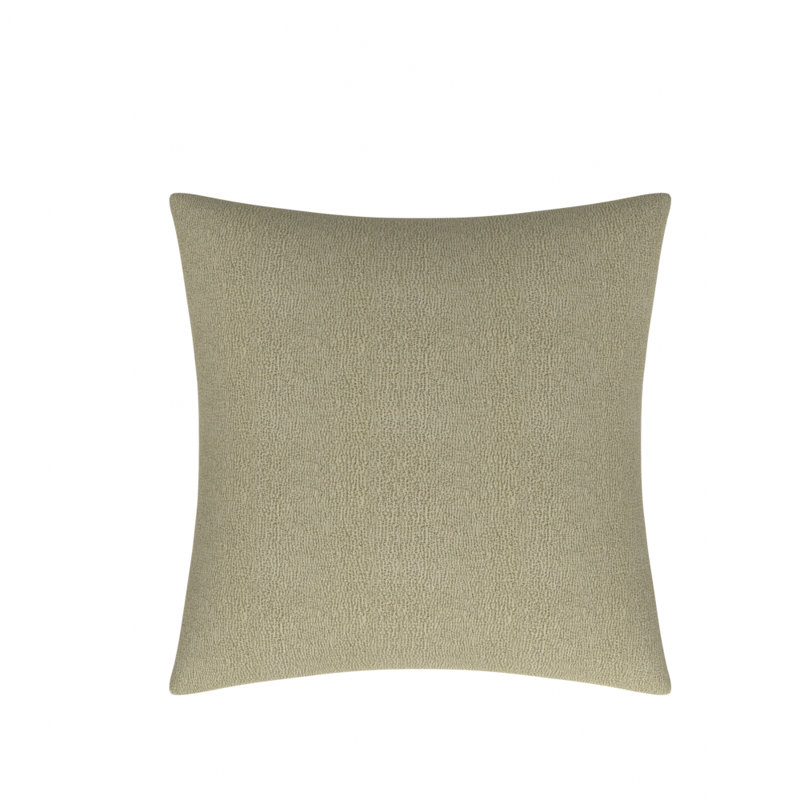 Coussin décoratif réversible en plumes abstraites, Gris, H 26 po x l 26 po
